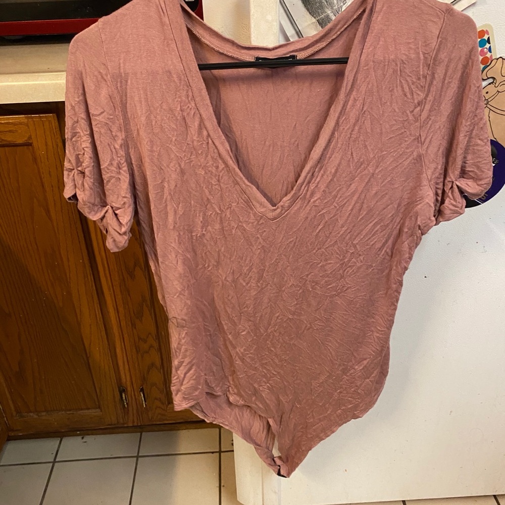 Fashion Nova V Neck body suit